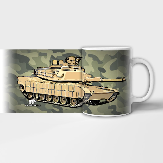 Vojensk technika - tank Abrams
